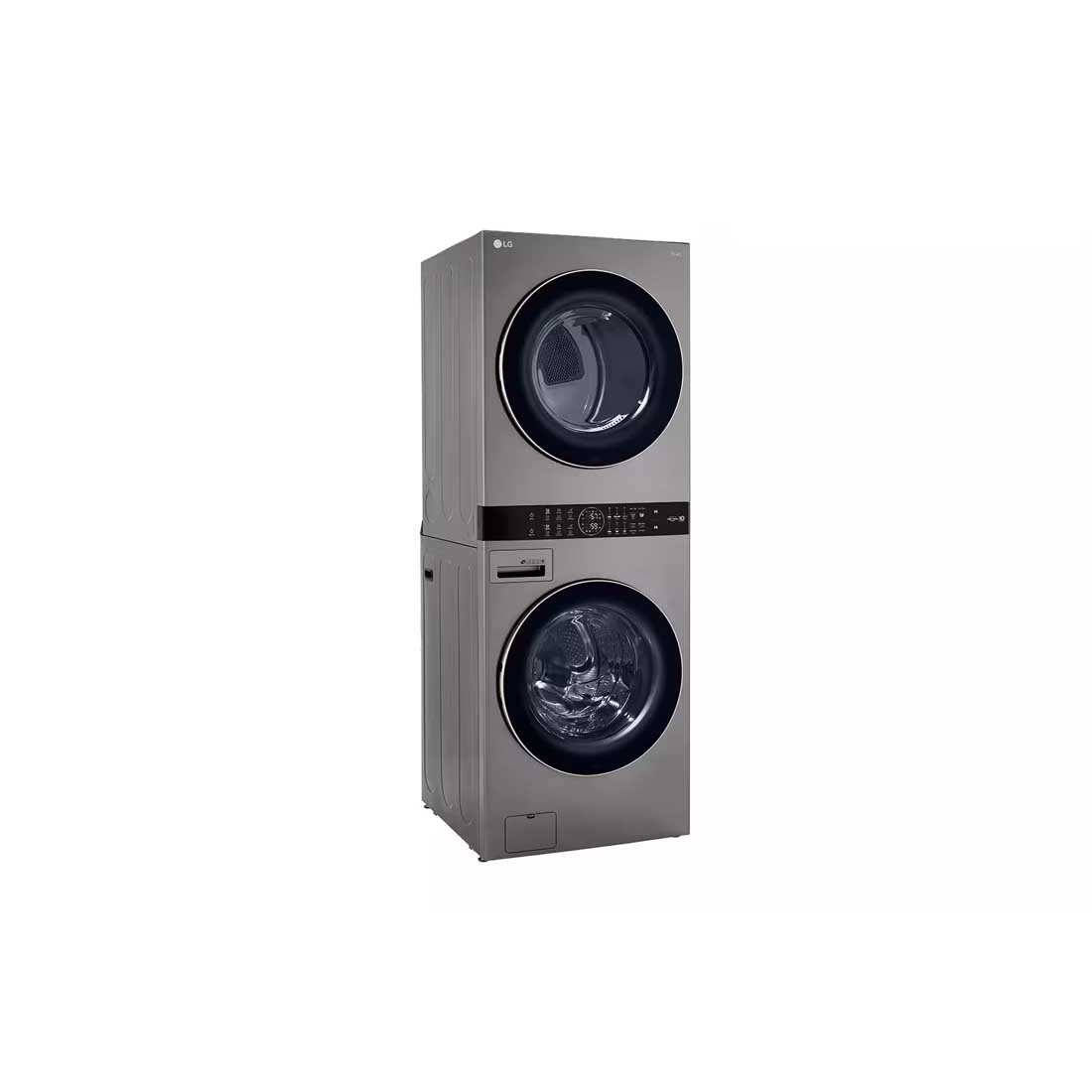 Single Unit Front Load LG WashTower with Center Control 4.5 cu. ft. Washer and 7.4 cu. ft. Electric Dryer