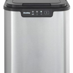 25 lbs. Countertop Ice Maker in Stainless Steel