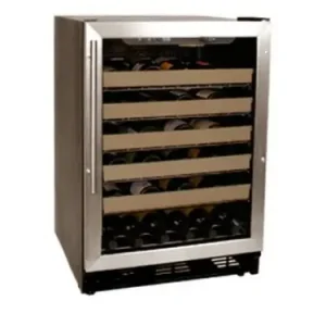 50 Bottle Stainless Steel Built-in Wine Refrigerator